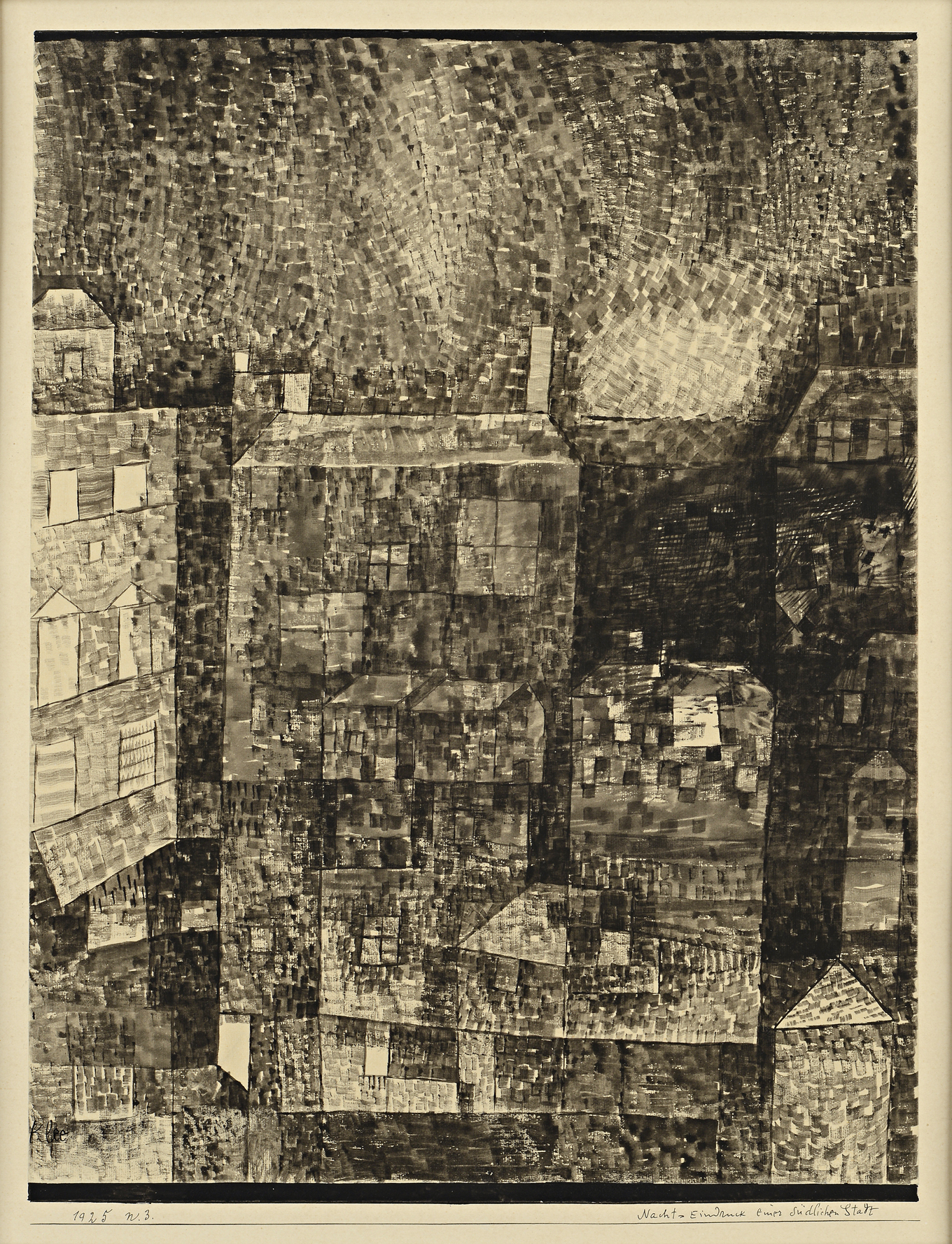 Nacht-Eindruck einer südlichen Stadt (Night Impression of a Southern Town)